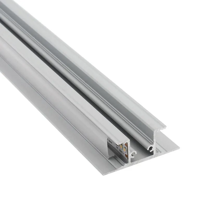 KIT - Perfil aluminio WALL HOS para tiras LED, 2 metros