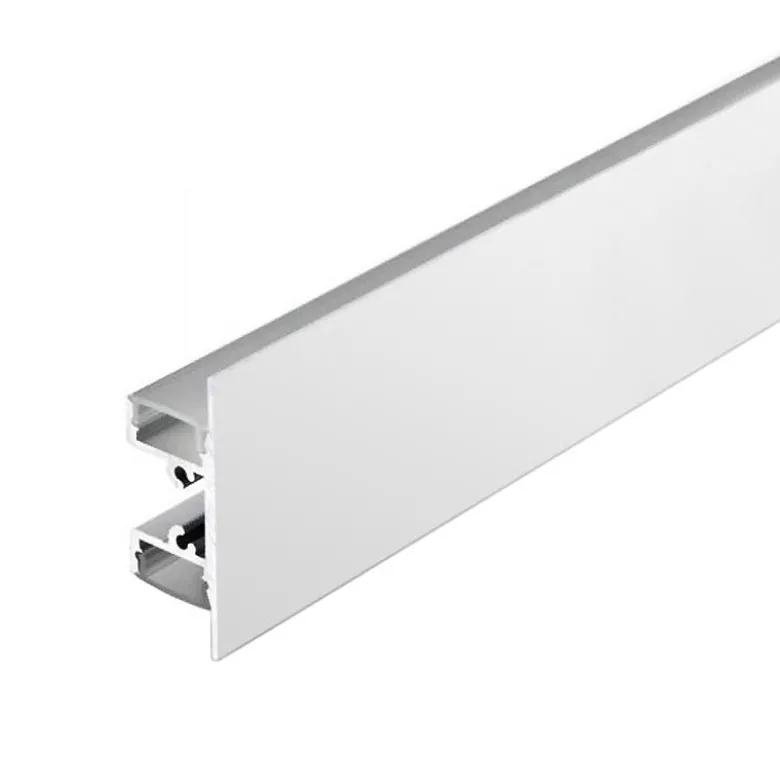 KIT - Perfil aluminio WALL HOS para tiras LED, 2 metros