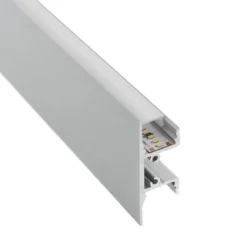 KIT - Perfil aluminio WALL HOS para tiras LED, 2 metros