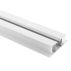 KIT - Perfil aluminio WALL 75mm para tiras LED, 1 metro, blanco
