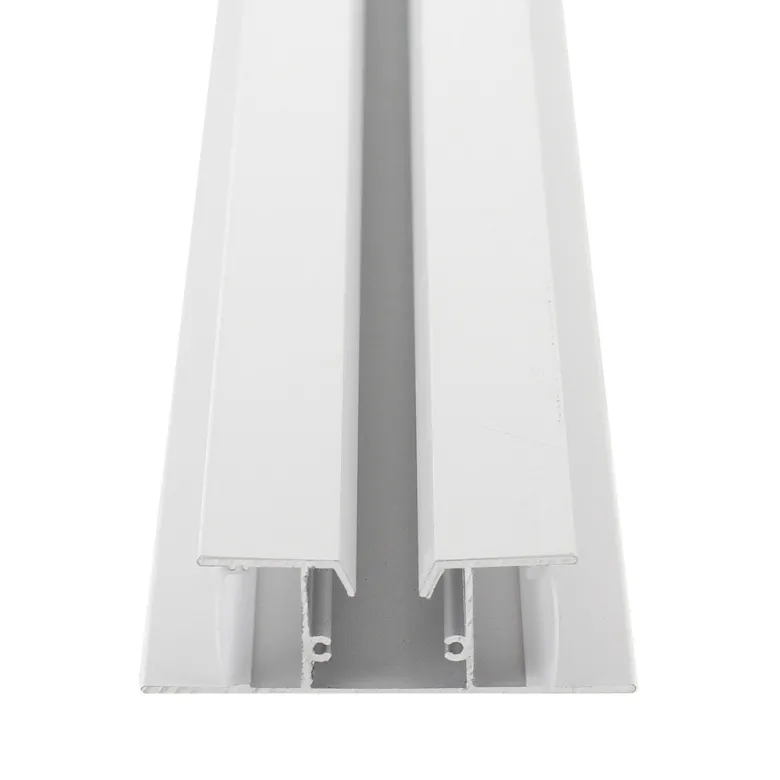 KIT - Perfil aluminio WALL 75mm para tiras LED, 1 metro, blanco