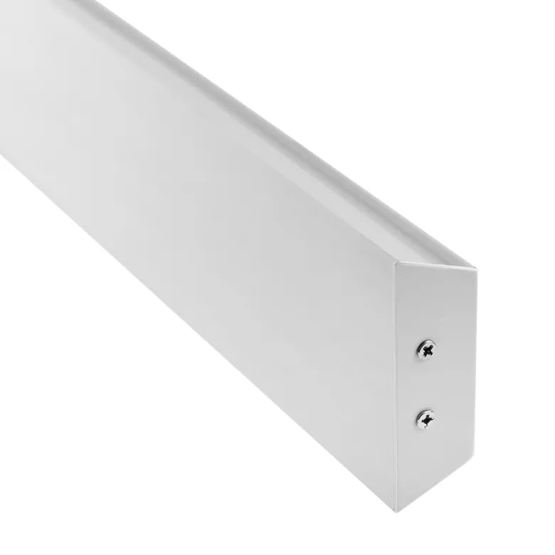 KIT - Perfil aluminio WALL 75mm para tiras LED, 2 metros, blanco