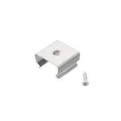 KIT - Perfil aluminio WALL 75mm para tiras LED, 1 metro, negro