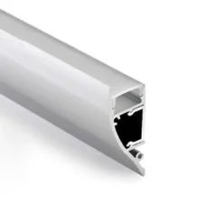 KIT - Perfil aluminio WALL UP para tiras LED, 1 metro