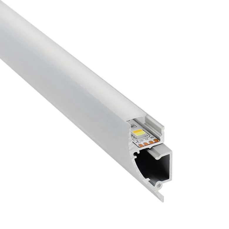 KIT - Perfil aluminio WALL UP para tiras LED, 2 metros