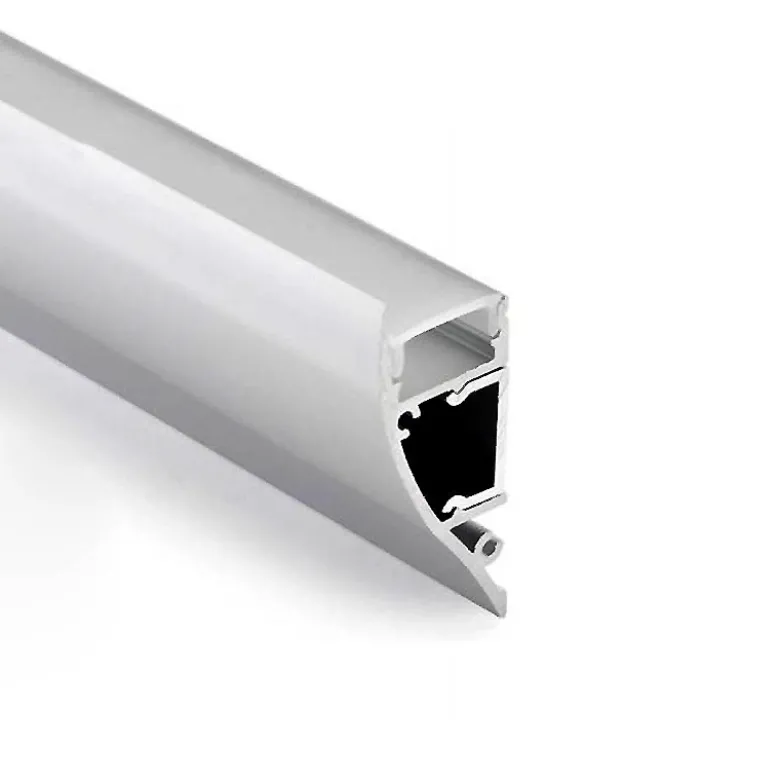 KIT - Perfil aluminio WALL UP para tiras LED, 2 metros