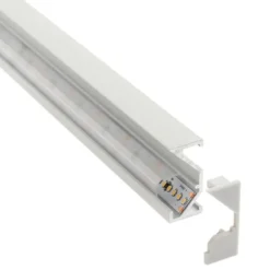 Kit Perfil aluminio WARE para tiras LED, 1 metro