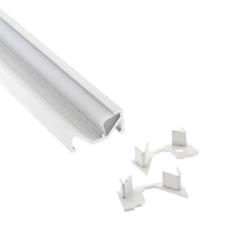 Kit Perfil aluminio WARE para tiras LED, 2 metros