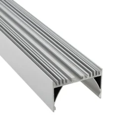 KIT - Perfil aluminio ZAK para tiras LED, 1 metro