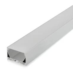 KIT - Perfil aluminio ZAK para tiras LED, 1 metro