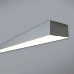 KIT - Perfil aluminio ZAKY para tiras LED, 1 metro
