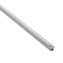 KIT - Perfil DOD con cubierta de silicona para tiras LED, 1 metro, gris