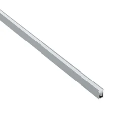 KIT - Perfil DOD con cubierta de silicona para tiras LED, 1 metro, gris