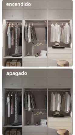 KIT - Perfil KIRK con cubierta de silicona para tiras LED, 2 metros, gris