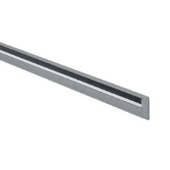 KIT - Perfil LOBOT con cubierta de silicona para tiras LED, 1 metro, gris