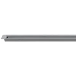 KIT - Perfil LOBOT con cubierta de silicona para tiras LED, 2 metros, gris