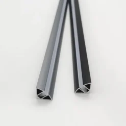 KIT - Perfil TORRA con cubierta de silicona para tiras LED, 1 metro, gris