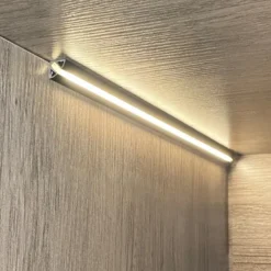 KIT - Perfil TORRA con cubierta de silicona para tiras LED, 1 metro, gris