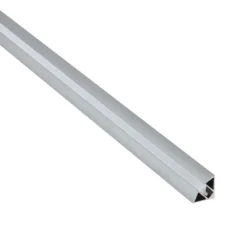 KIT - Perfil TORRA con cubierta de silicona para tiras LED, 1 metro, gris