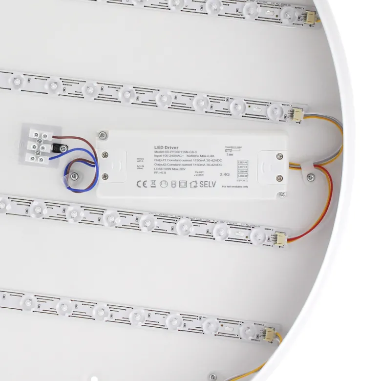 Kramfor BIG Plafón, 50W, Ø60cm, CCT, blanco