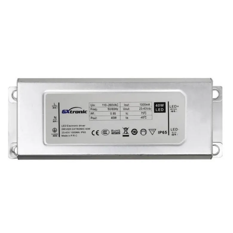 LED Driver GXtronic DC23-43V/40W/1000mA, IP65