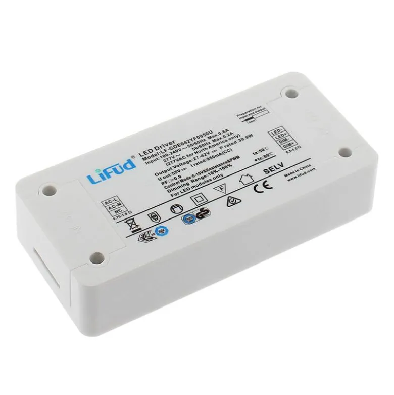 LED Driver LIFUD DC27-42V/44W/1050mA, Regulable 0-10V