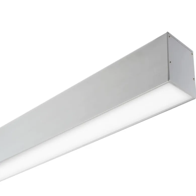 Lámpara colgante SERK, 70W, 200cm, DALI regulable, silver