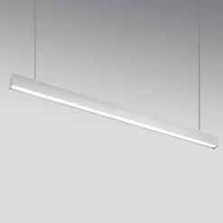 Lámpara colgante SERK, 70W, 200cm, DALI regulable, silver