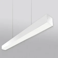 Lámpara colgante SERK, 70W, 200cm, TRIAC regulable, blanco