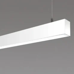 Lámpara colgante SERK, 70W, 200cm, TRIAC regulable, blanco