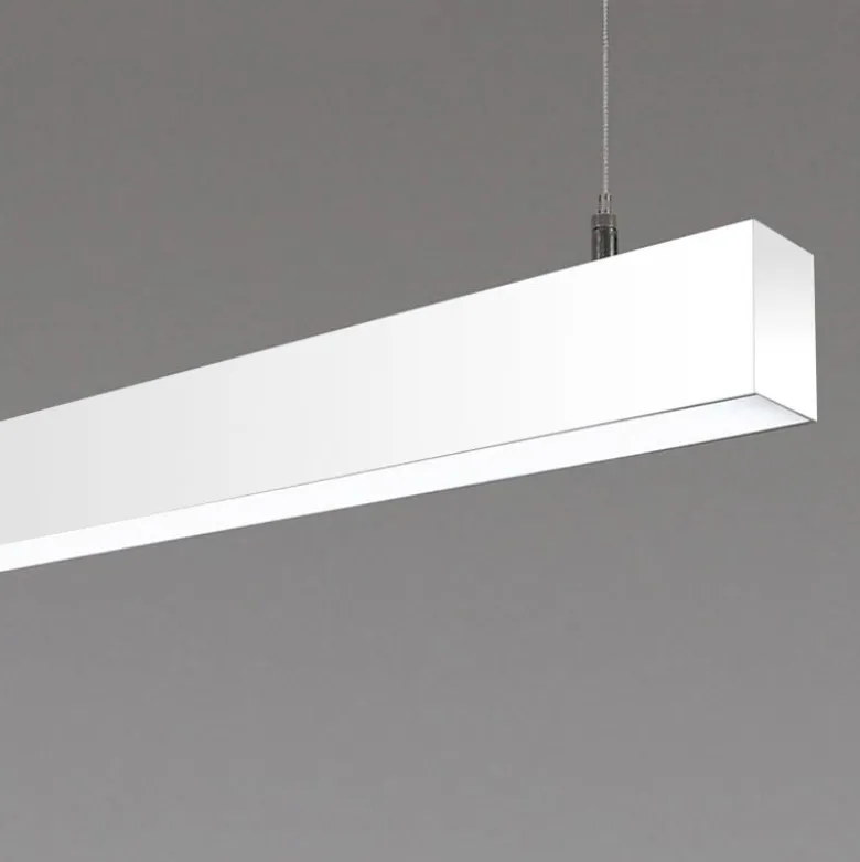 Lámpara colgante SERK, 70W, 200cm, TRIAC regulable, blanco