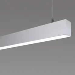 Lámpara colgante SERK, 70W, 200cm, TRIAC regulable, silver