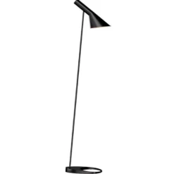 Lámpara Jacobsen de pie, réplica, Negro