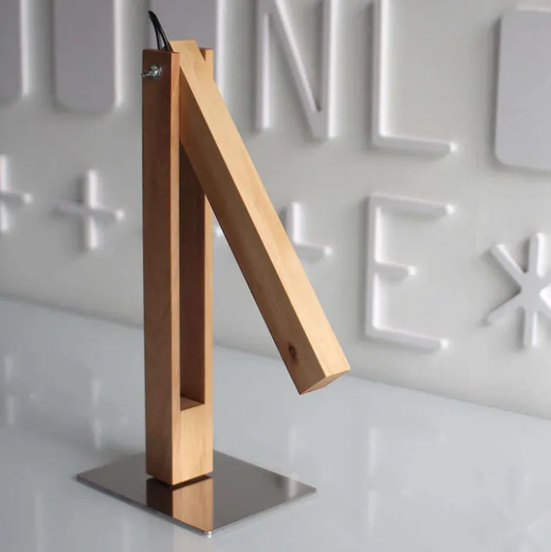 Lámpara Led de madera CARFI 40