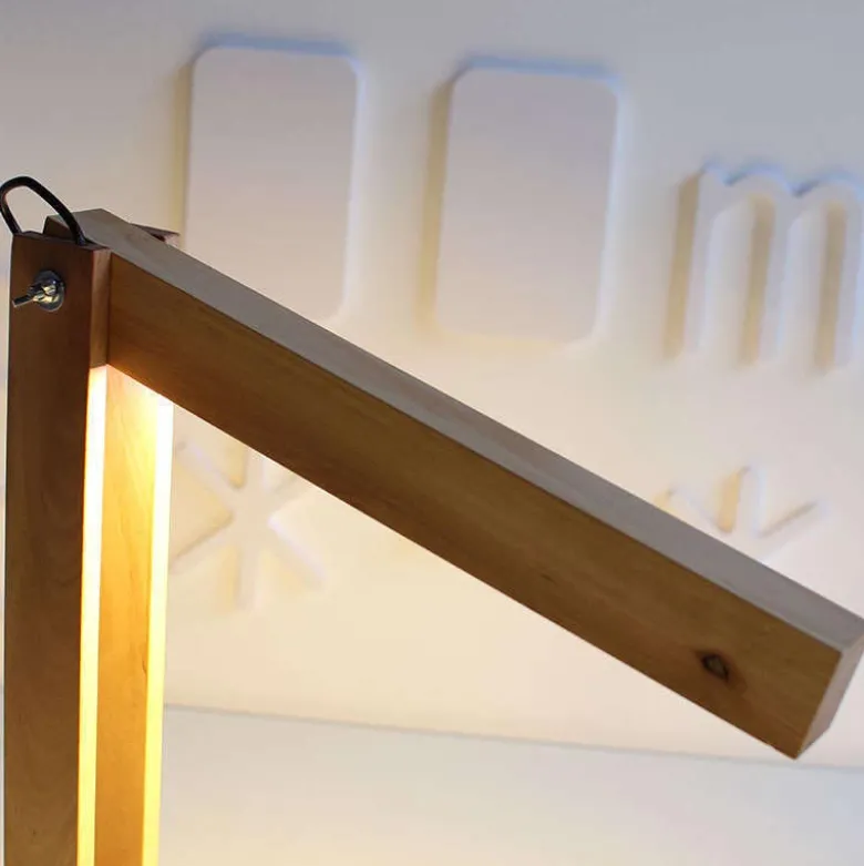 Lámpara Led de madera CARFI 40