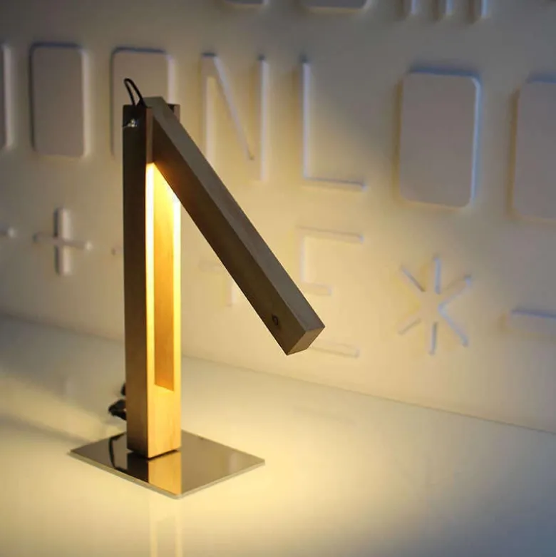 Lámpara Led de madera CARFI 40