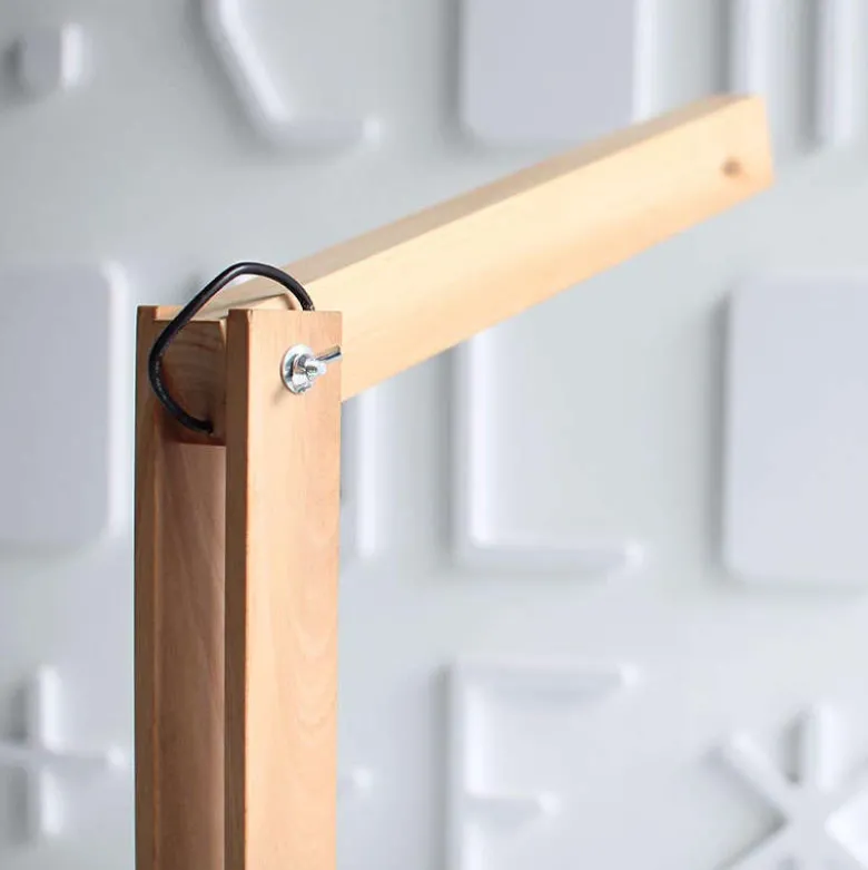 Lámpara Led de madera CARFI 40