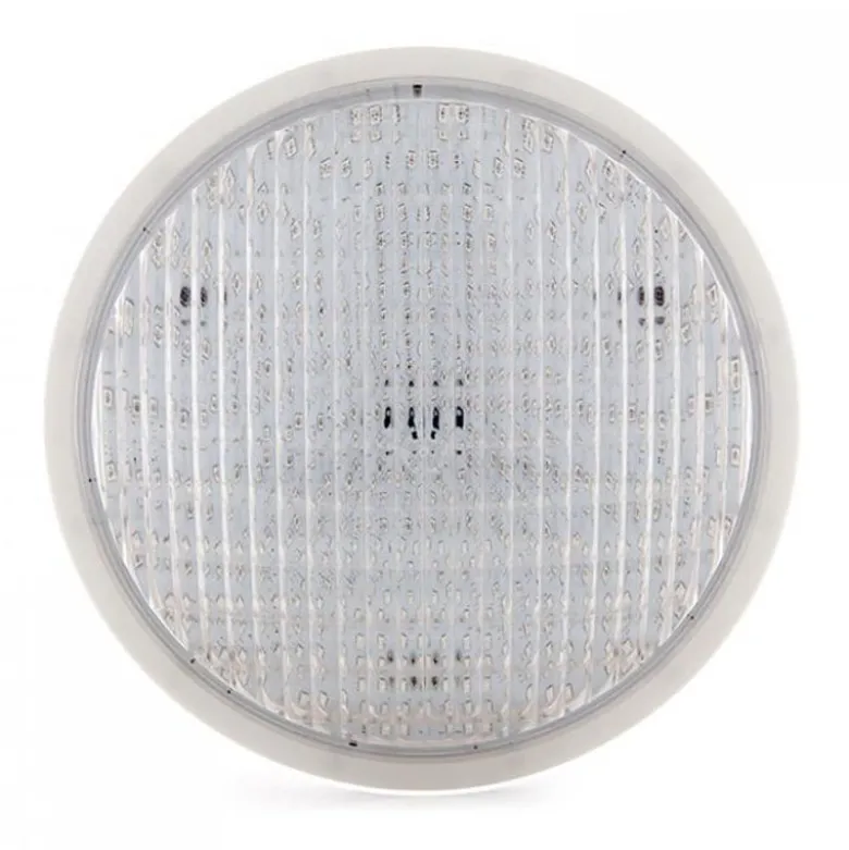 Lámpara LED PAR56 para piscinas, G53, 45W, Acero Inox.