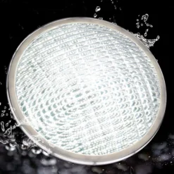 Lámpara LED PAR56 para piscinas, G53, 45W, Acero Inox.