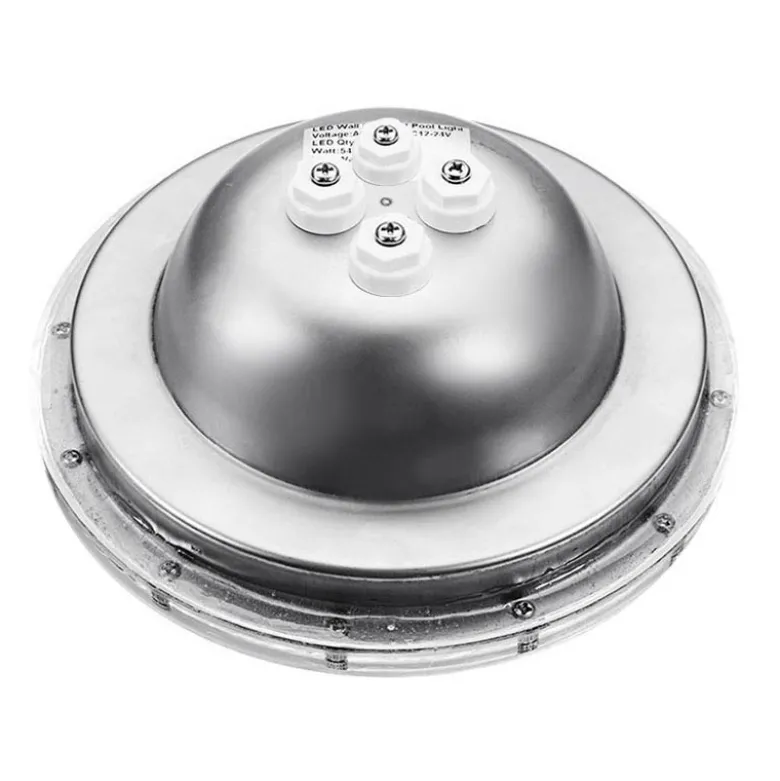 Lámpara LED PAR56 RGB para piscinas, G53, 45W, Acero inox.ext.
