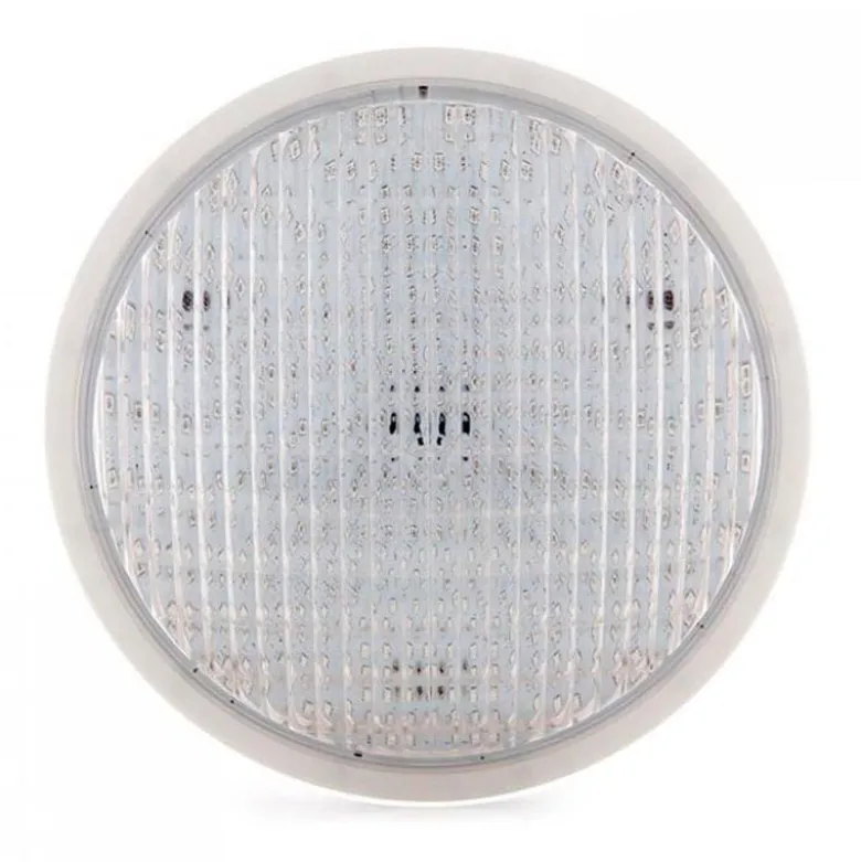 Lámpara LED PAR56 RGB para piscinas, G53, 45W, Acero inox.ext.