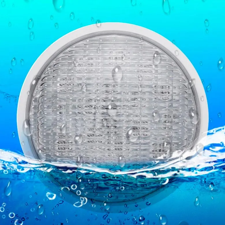 Lámpara LED PAR56 RGB para piscinas, G53, 45W, Acero inox.ext.