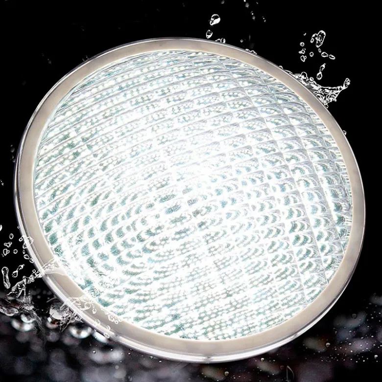Lámpara LED PAR56 RGB para piscinas, G53, 45W, Acero inox.ext.