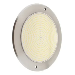 Lámpara LED SLIM 5mm Ø230mm para piscinas, 12V AC/DC, IP68, 35W, acero inox 316