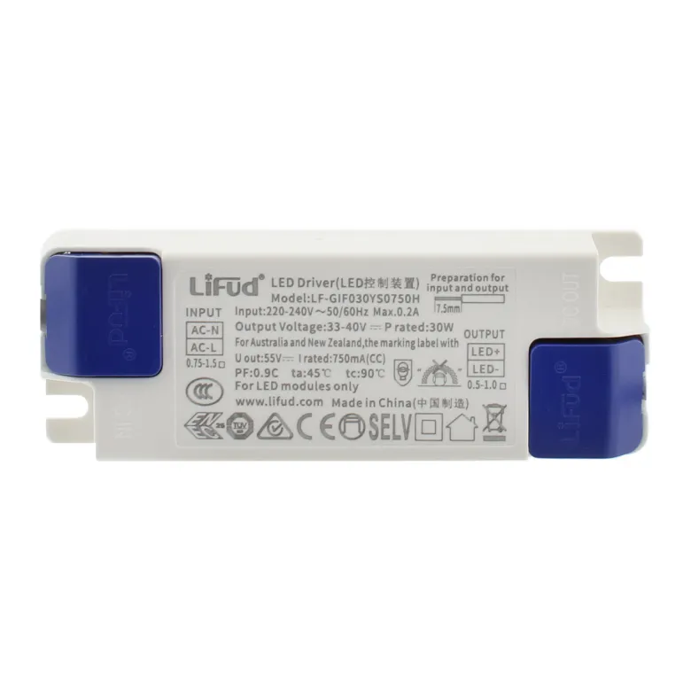 Lámpara superficIe MOD SURFACE, driver Lifud, 30W, 150cm, blanco