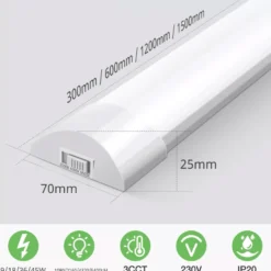 Luminaria Led de superficie SNOKE PRO, 18W, 60cm