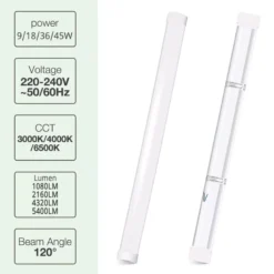 Luminaria Led de superficie SNOKE PRO, 45W, 150cm