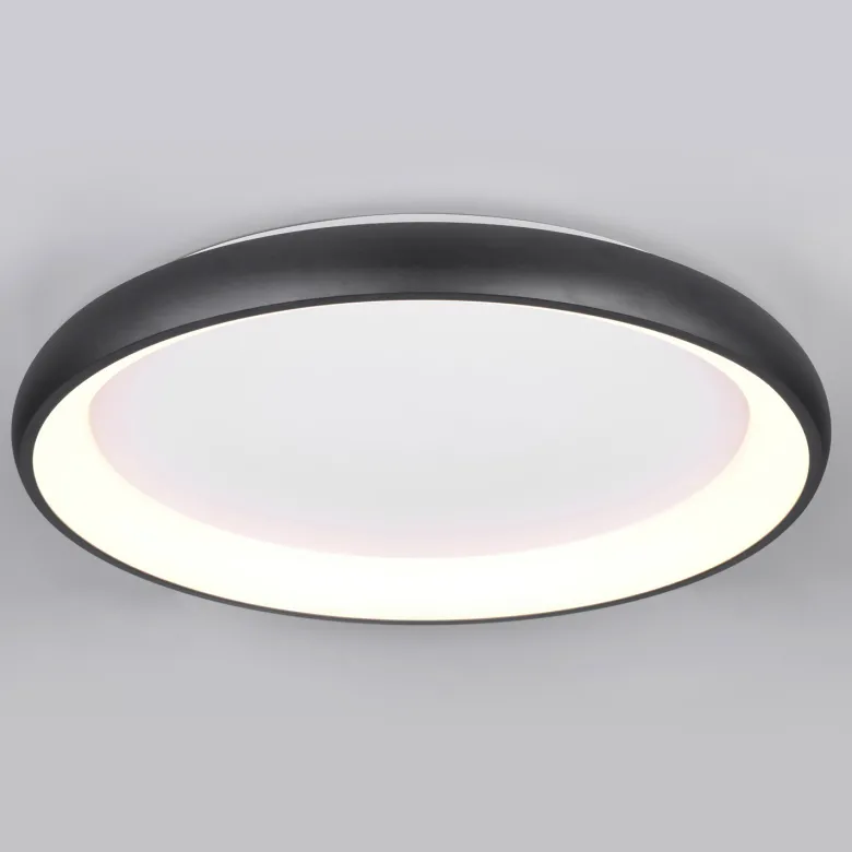 Luminaria superficie CYCLE, 80W, 810mm, CCT, negro