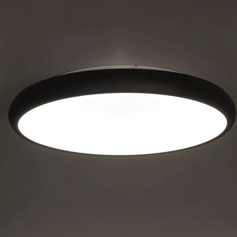 Luminaria superficie CYCLE, 80W, 810mm, CCT, negro
