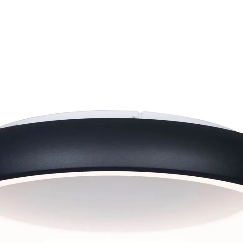Luminaria superficie CYCLE, 80W, 810mm, CCT, negro